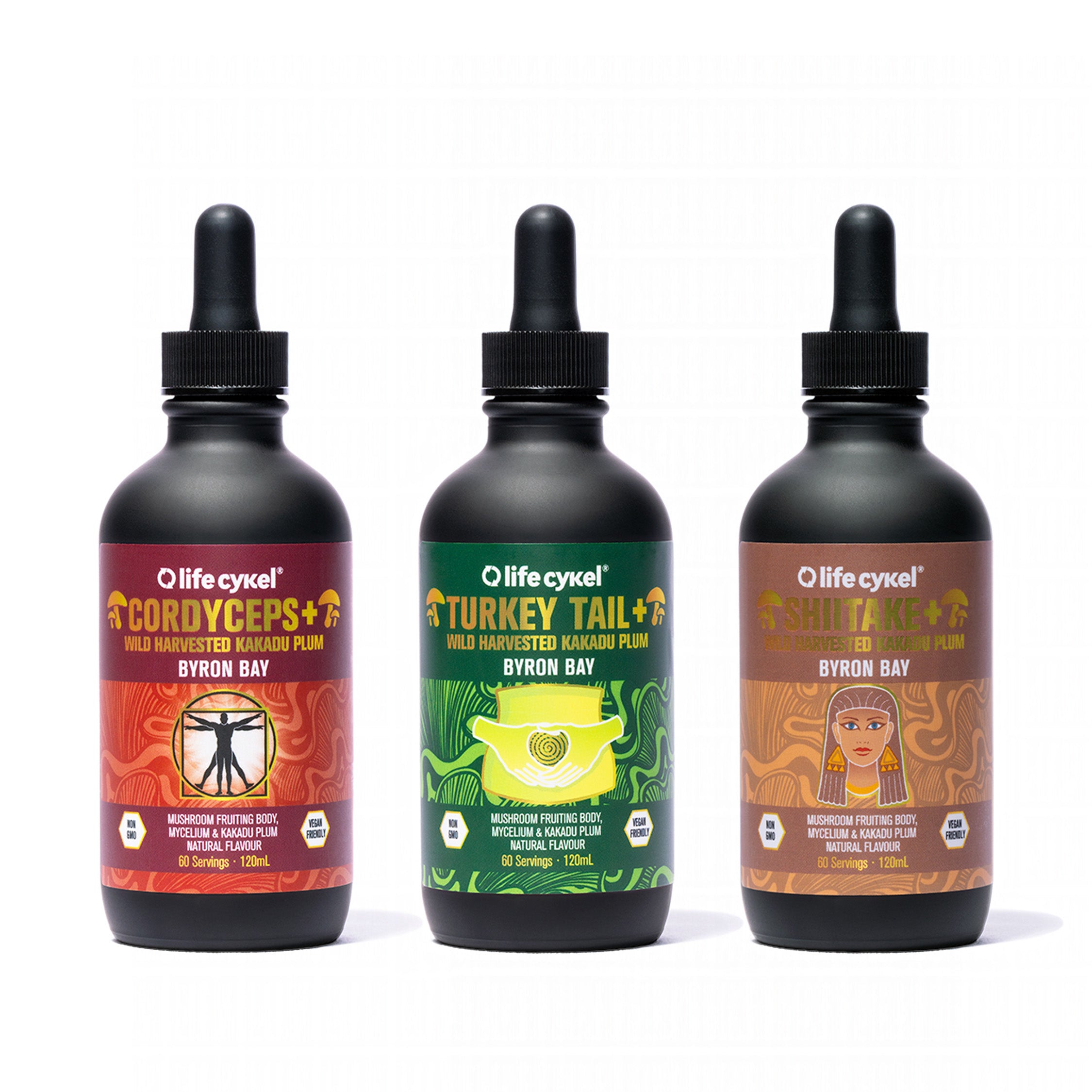 AM Pack - Cordyceps, Turkey Tail & Shiitake