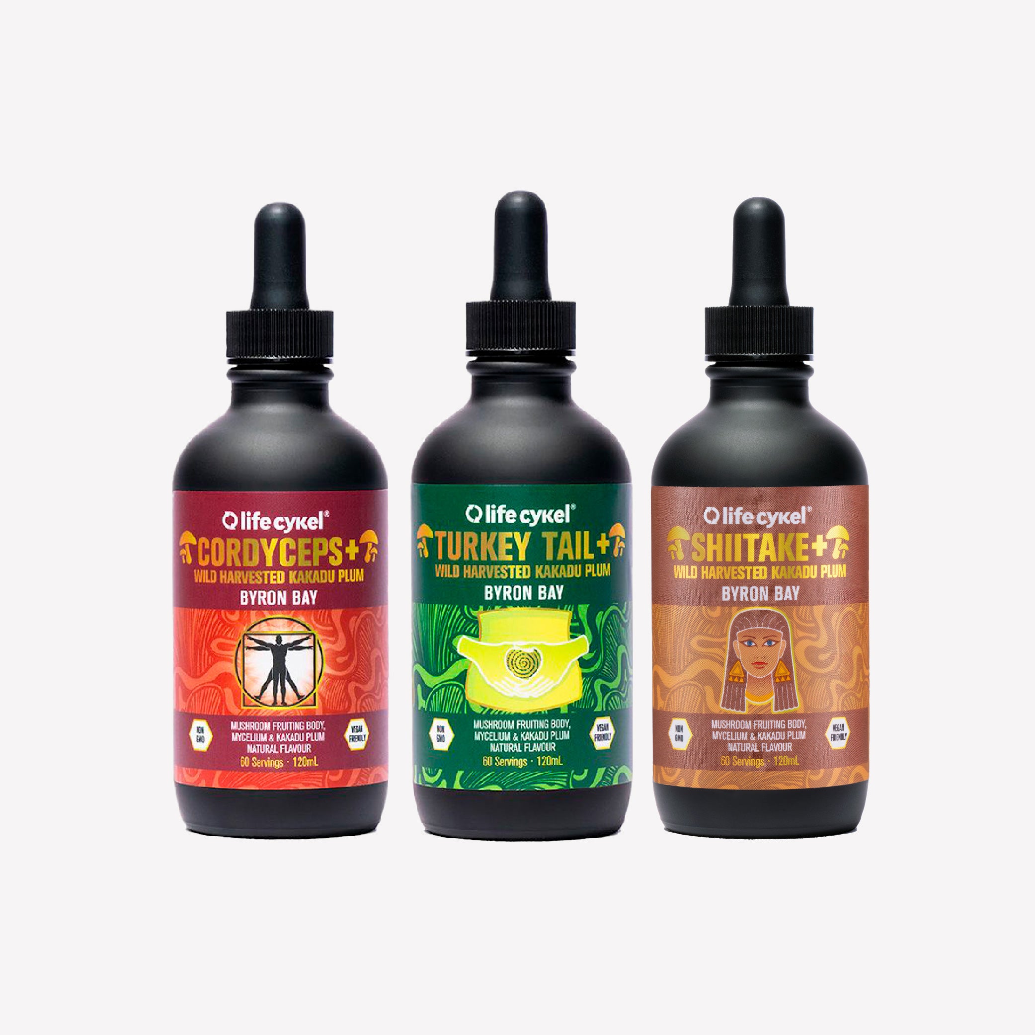 AM Pack - Cordyceps, Turkey Tail & Shiitake
