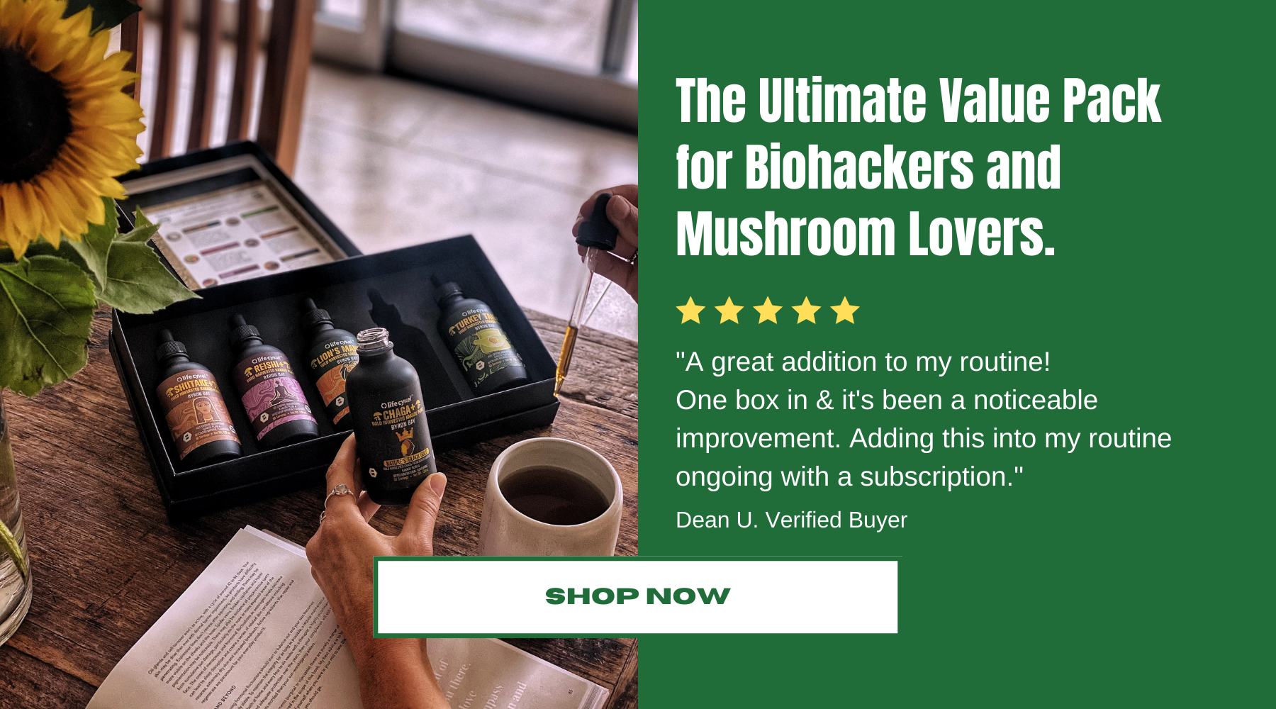 The ultimate value pack for biohackers and mushroom lovers