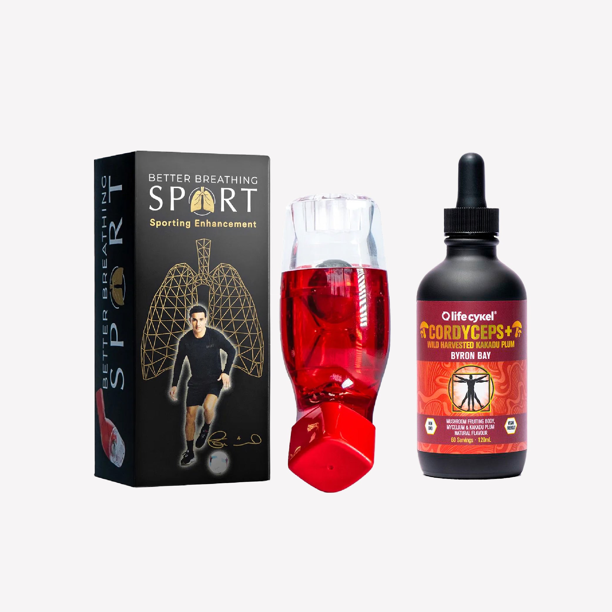 Biohack Your Energy Pack - Better Breathing & Cordyceps Mushroom Extract