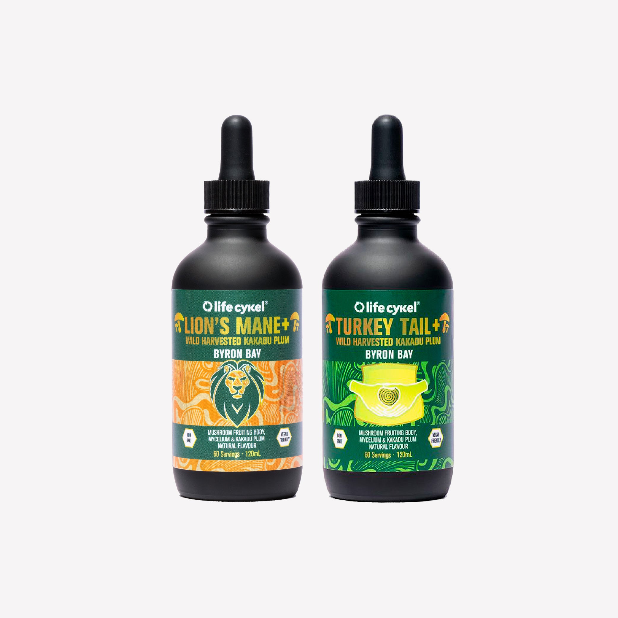 Gut/Brain Pack - Lion's Mane & Turkey Tail