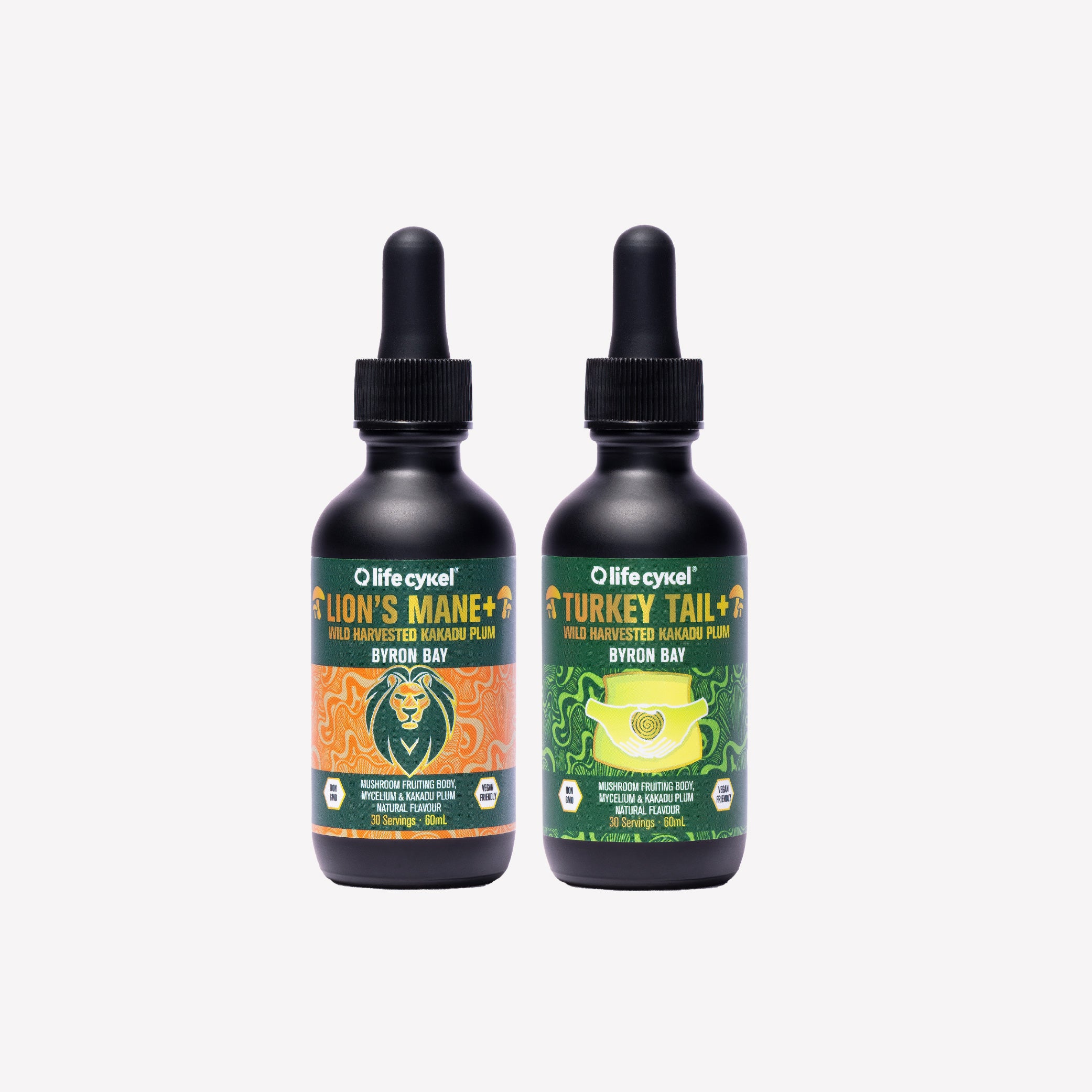 Gut/Brain Pack - Lion's Mane & Turkey Tail