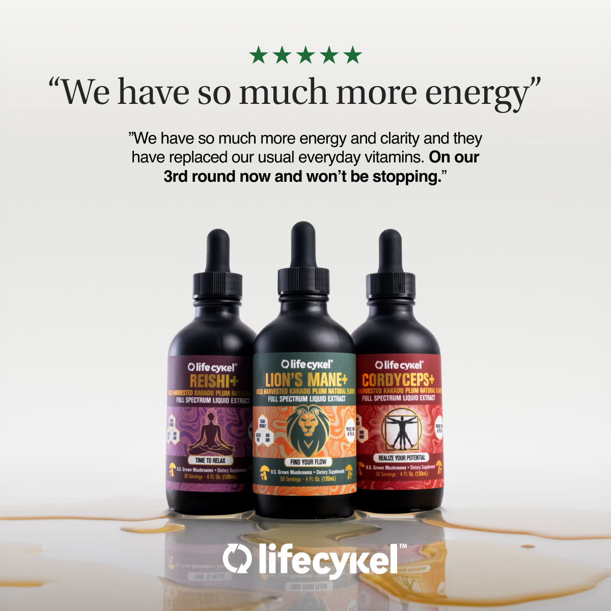 Professional Athlete's Pack - Lion's Mane, Cordyceps & Reishi
