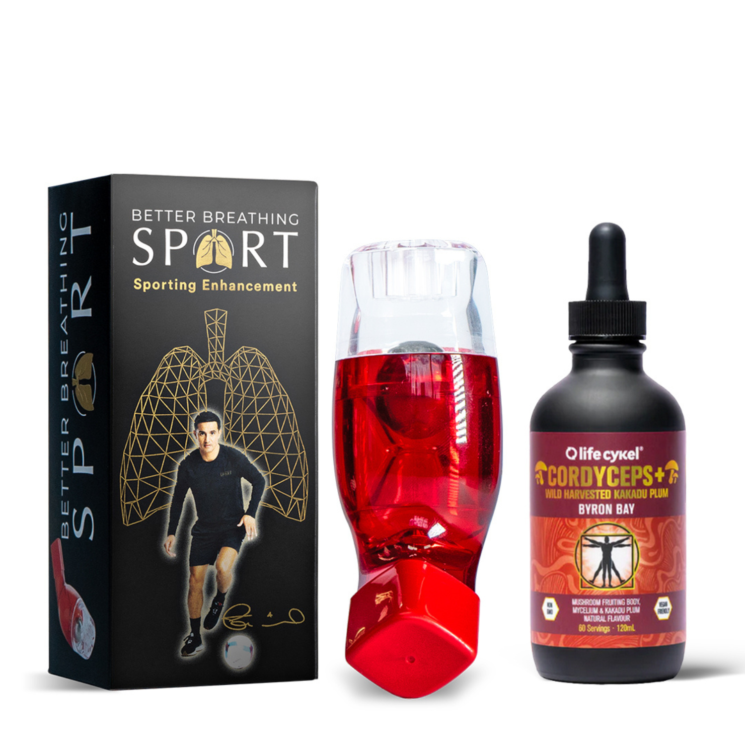 Biohack Your Energy Pack - Better Breathing & Cordyceps Mushroom Extract