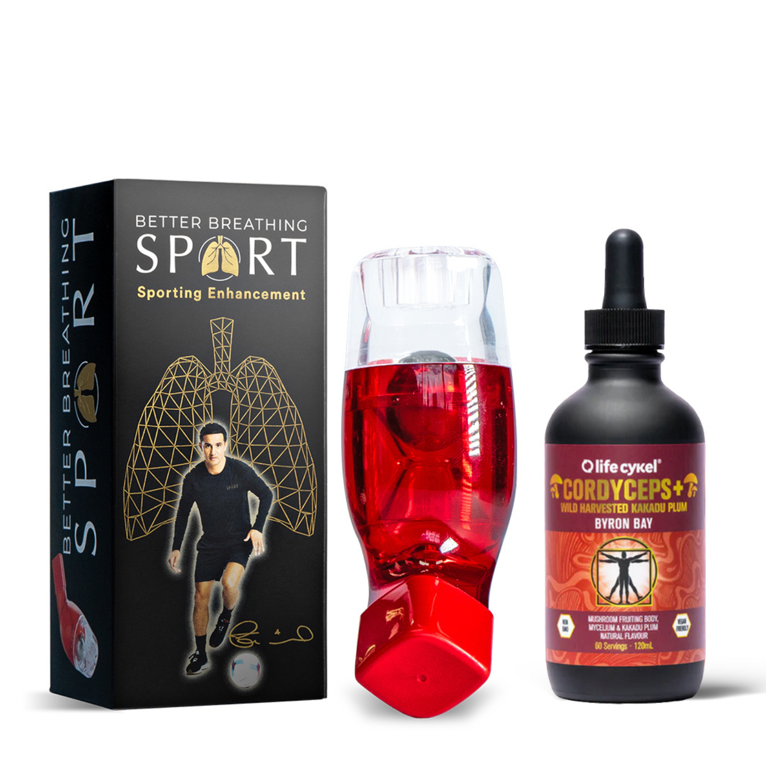 BioHack Your Energy Pack - Better Breathing & Cordyceps Mushroom Extract