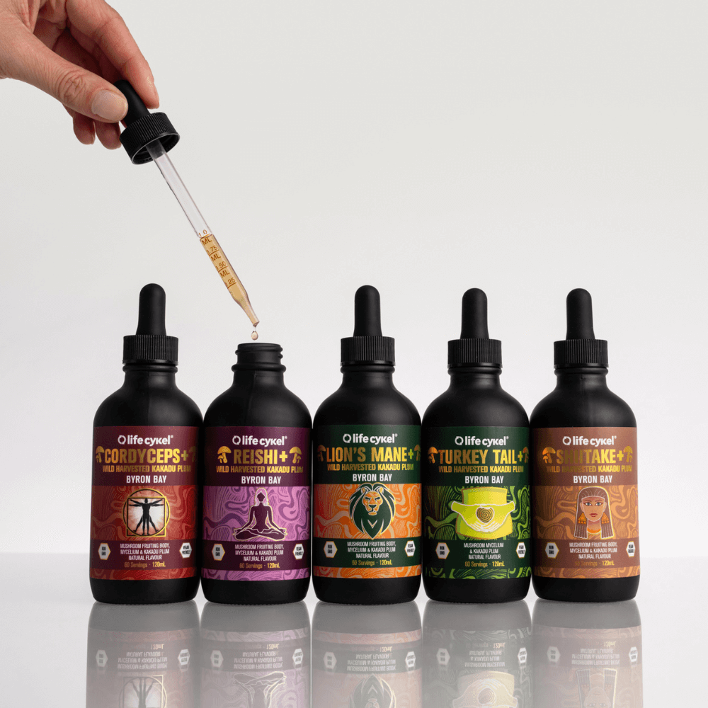 Lifecykel liquid double mushroom extracts
