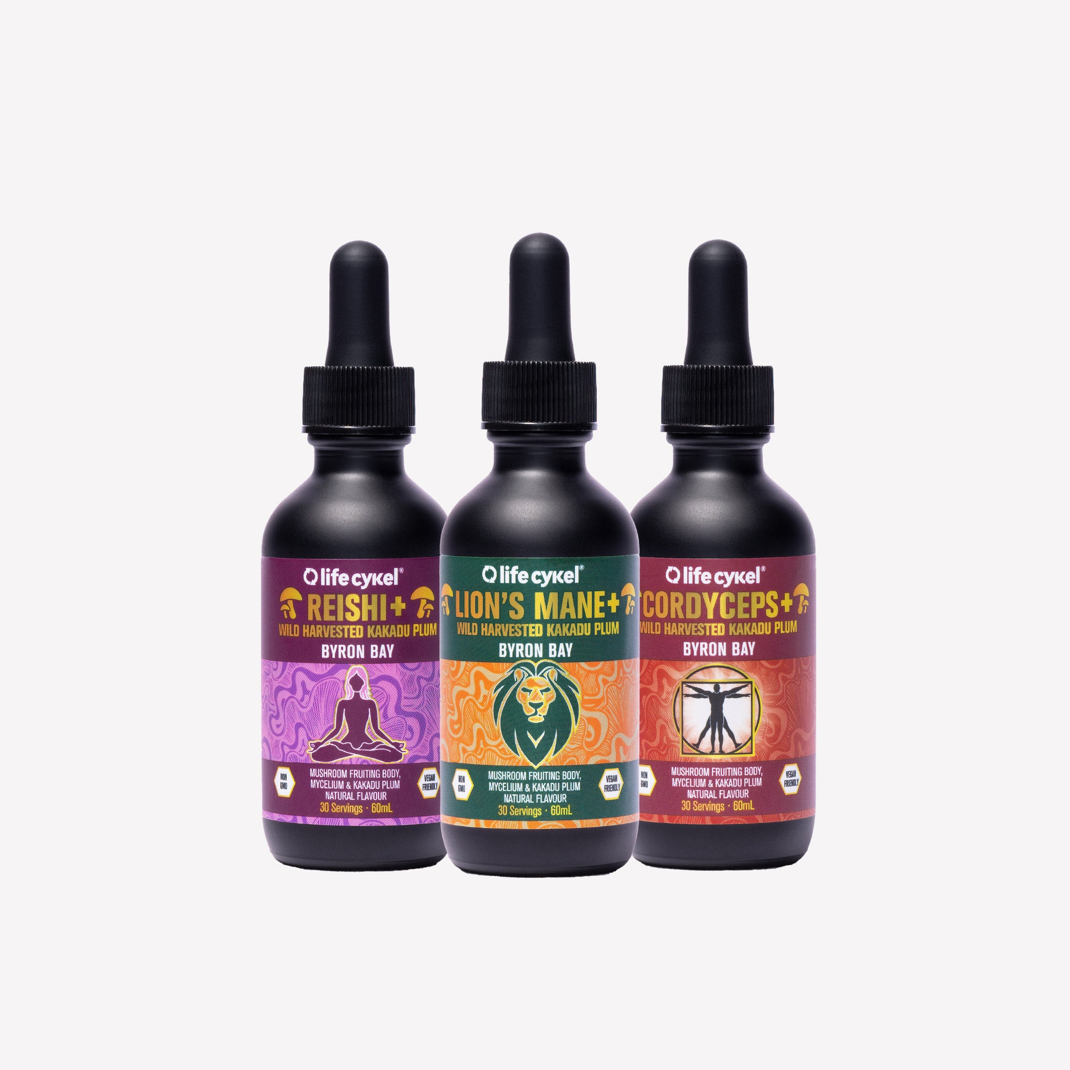 Professional Athlete's Pack - Lion's Mane, Cordyceps & Reishi