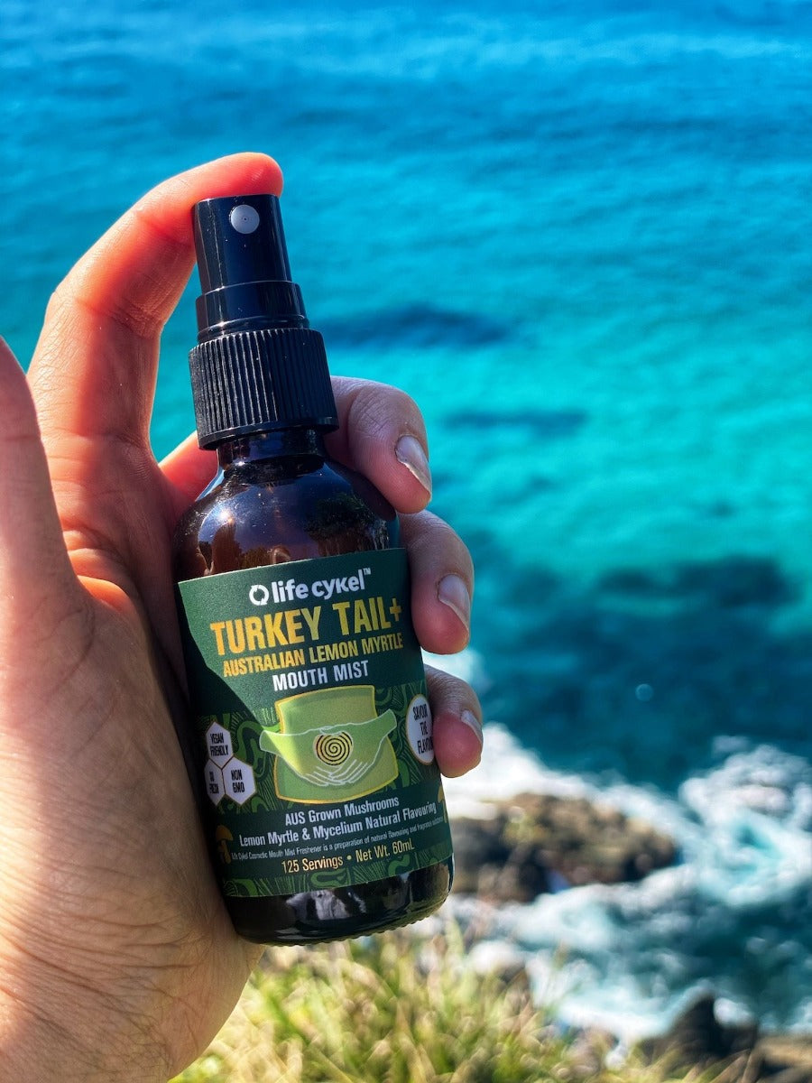 Turkey Tail and Lemon Myrtle Mouth Mist