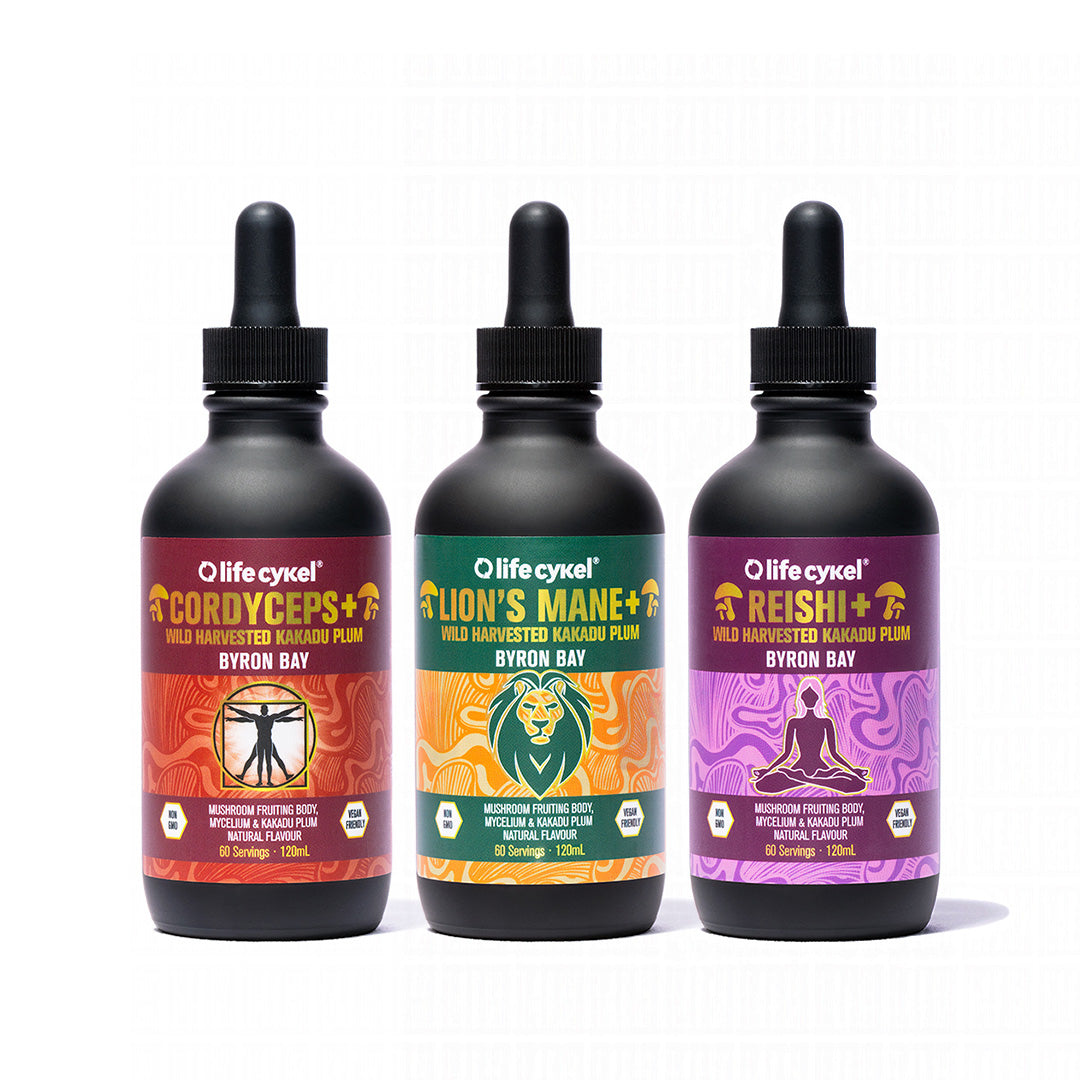 Professional Athlete's Pack - Lion's Mane, Cordyceps & Reishi