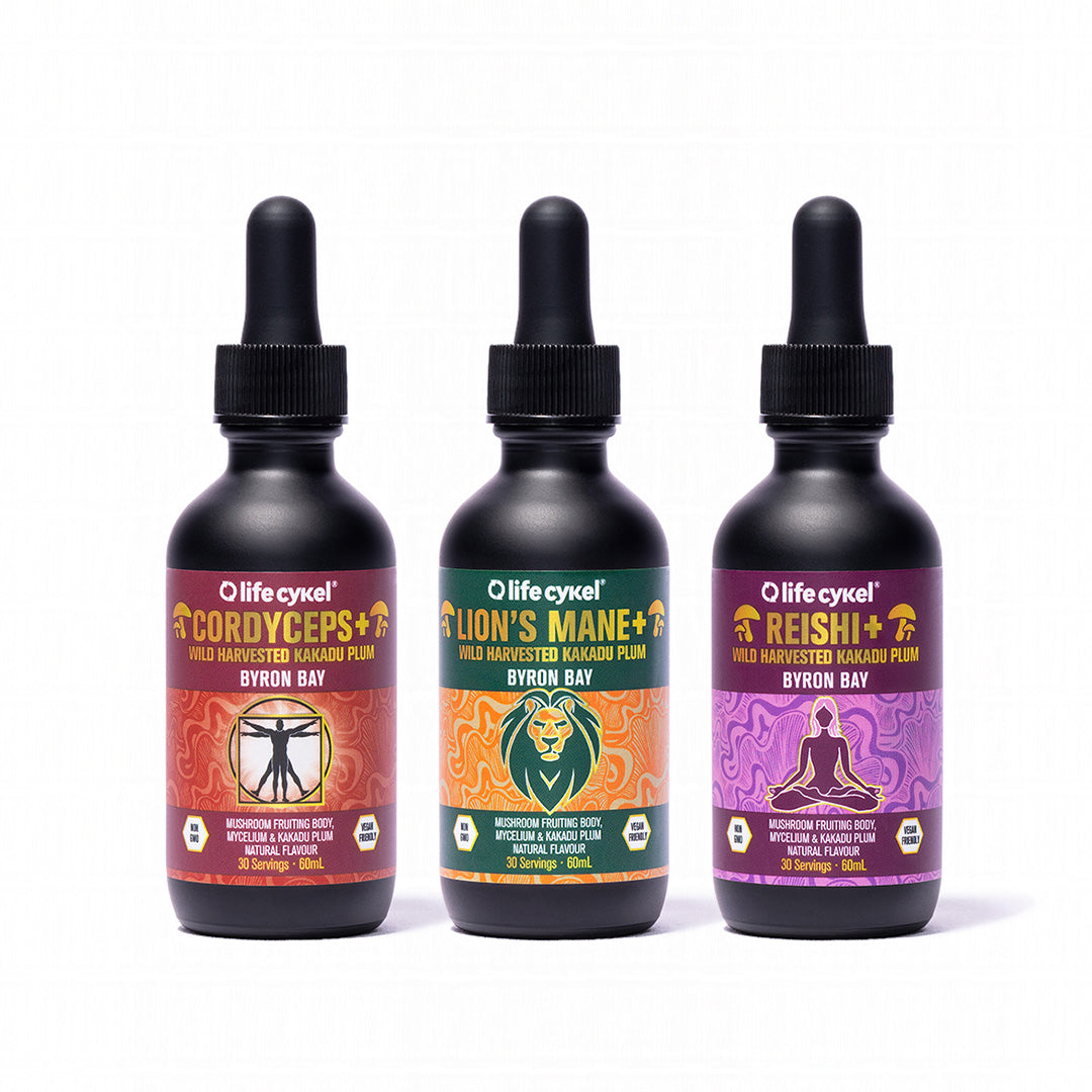 Professional Athlete's Pack - Lion's Mane, Cordyceps & Reishi
