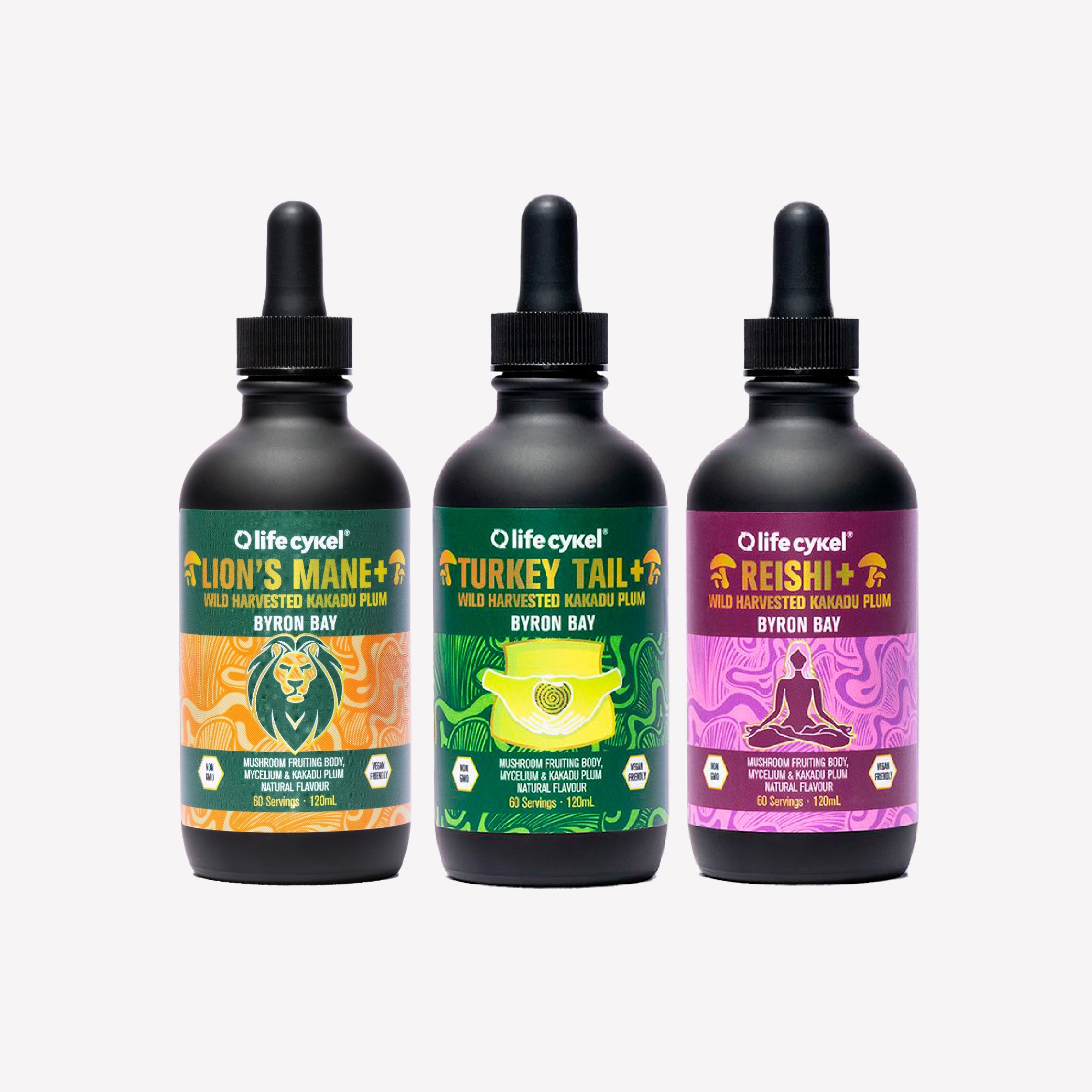 Zen Pack - Lion's Mane, Reishi & Turkey Tail